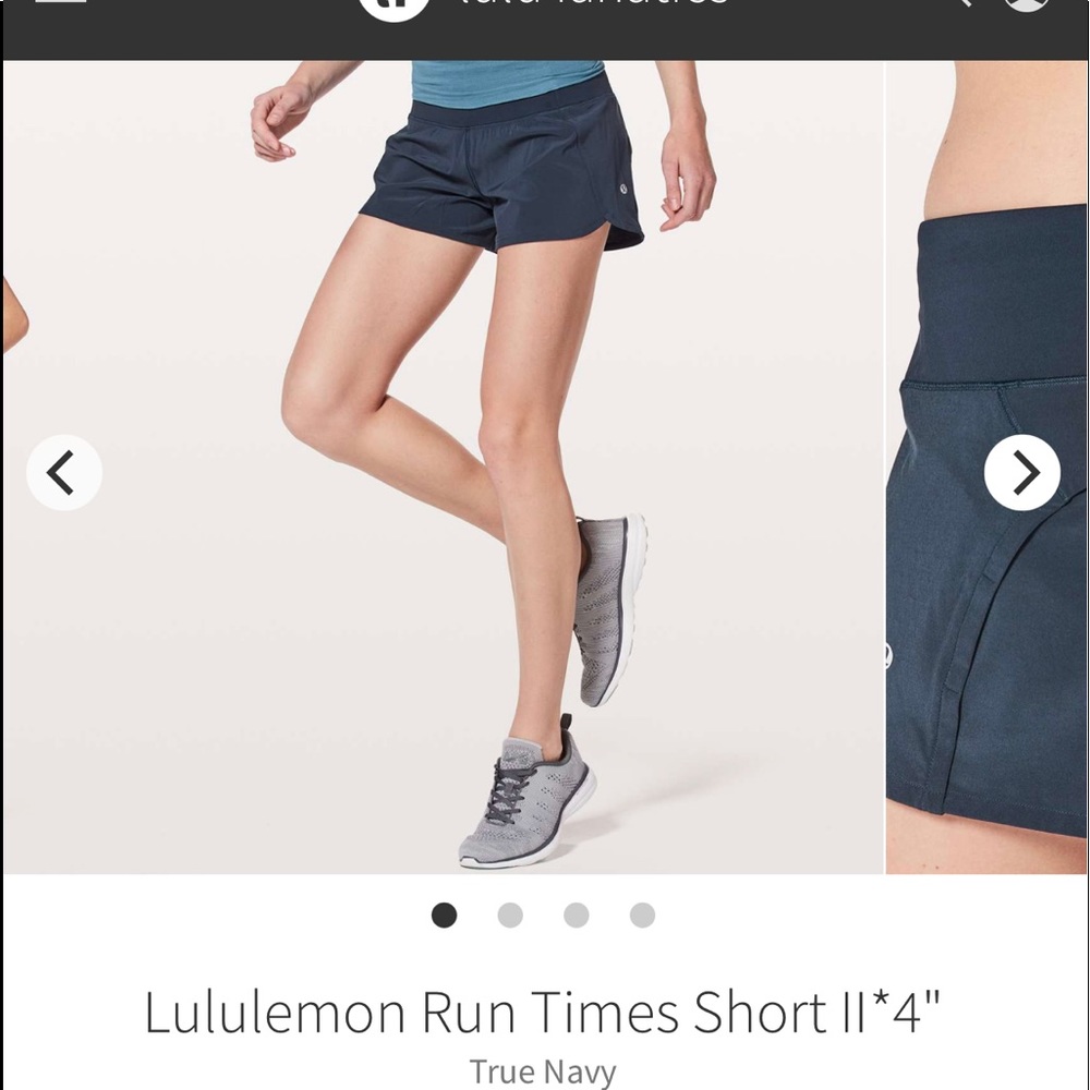 Lululemon Run Times Short 4”